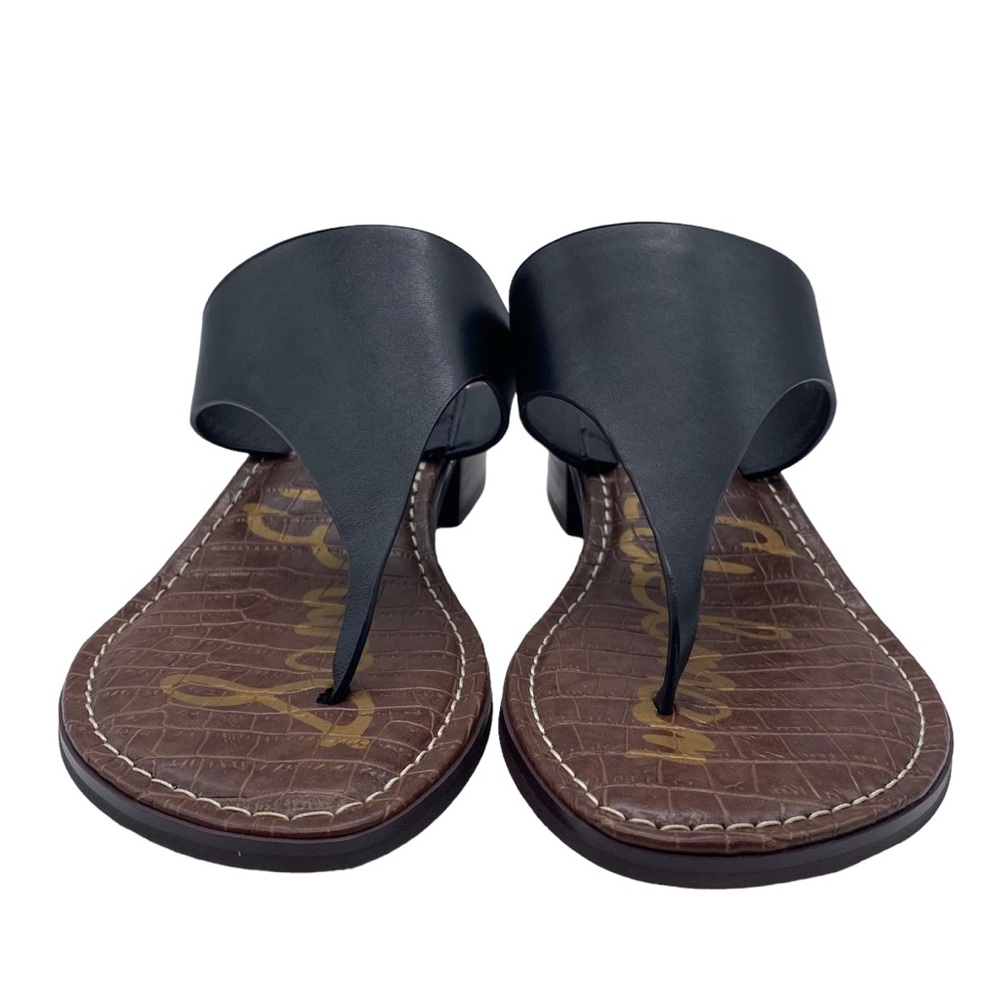 Sam Edelman Black Sandals with Cork Footbed - Picture 6 of 15